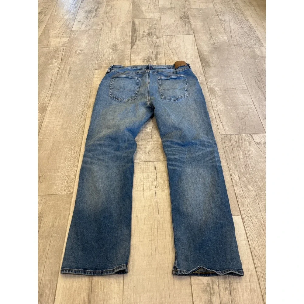 American Eagle Airflex+ Original Bootcut Jeans Mens 36x32 Medium Wash Blue Denim